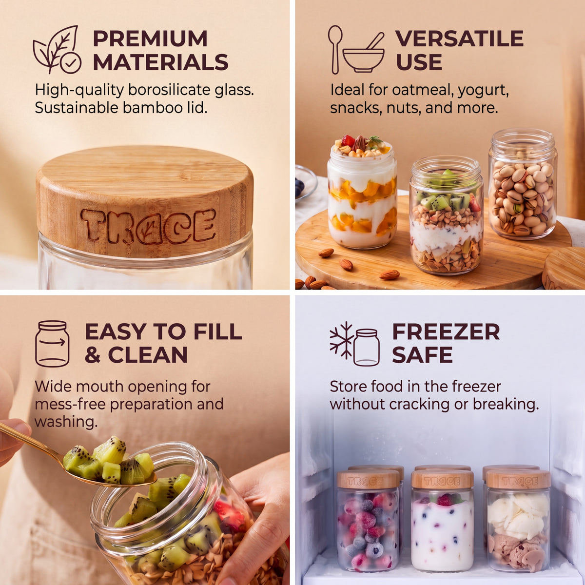TRACE LOMA - MEAL JARS