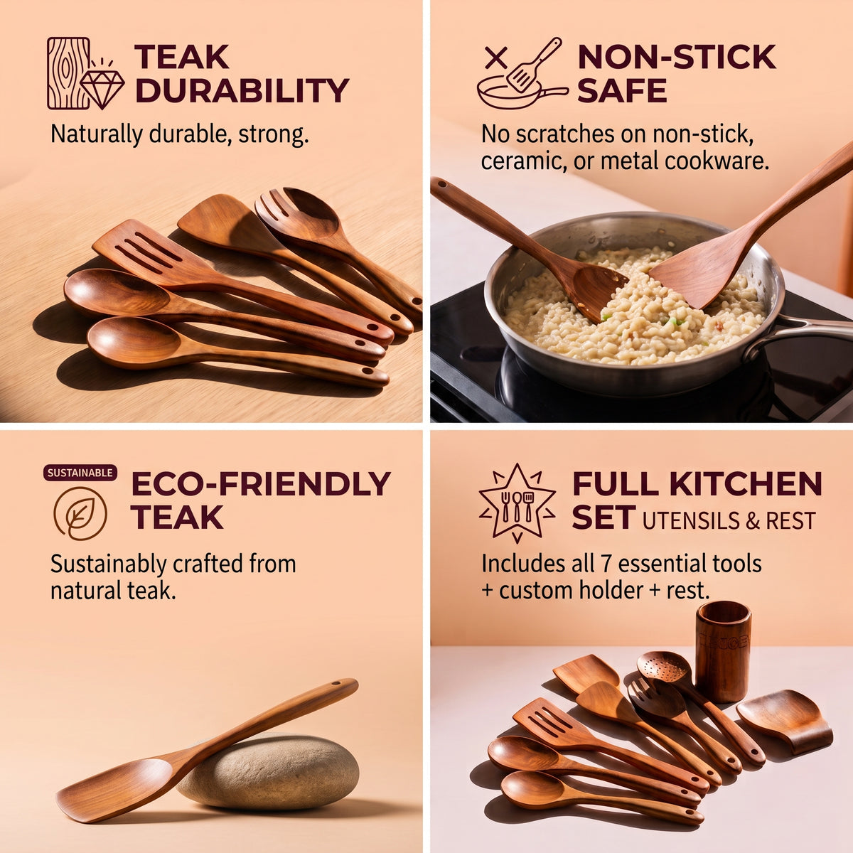 TRACE FLORA - UTENSIL SET
