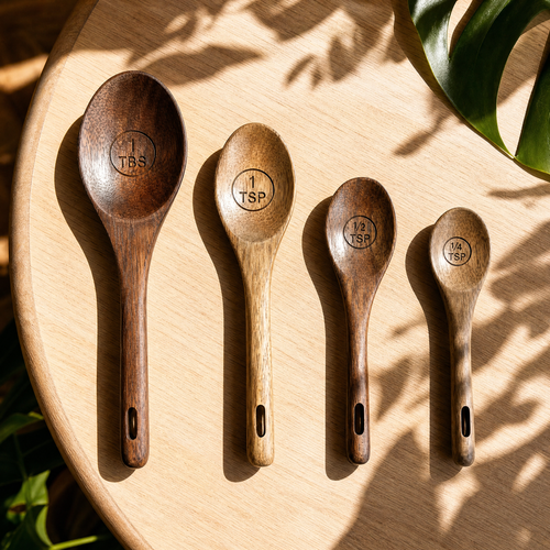 TRACE WOODEN MEASURING SET